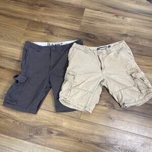 Lot Of 2 Old Navy Cargo Shorts 34w